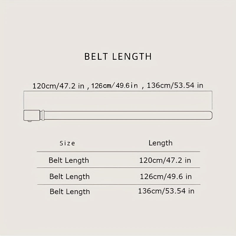 Men's Leather Slim Belt for Jeans Suit Ratchet Reversible