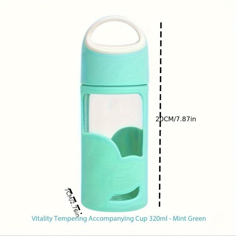 Portable High Temp Resistant Glass Sports Water Bottle