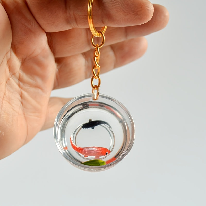 Lucky Koi Keychain Unique and Birthday Gift Idea