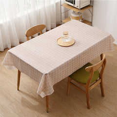 Waterproof Plastic Tablecloth Style Household Table Cover