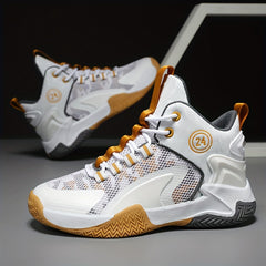 Boys' High Top Basketball Shoes for Outdoor Activities
