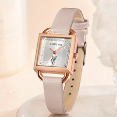 Teen Square Compact Girls Watch Quartz