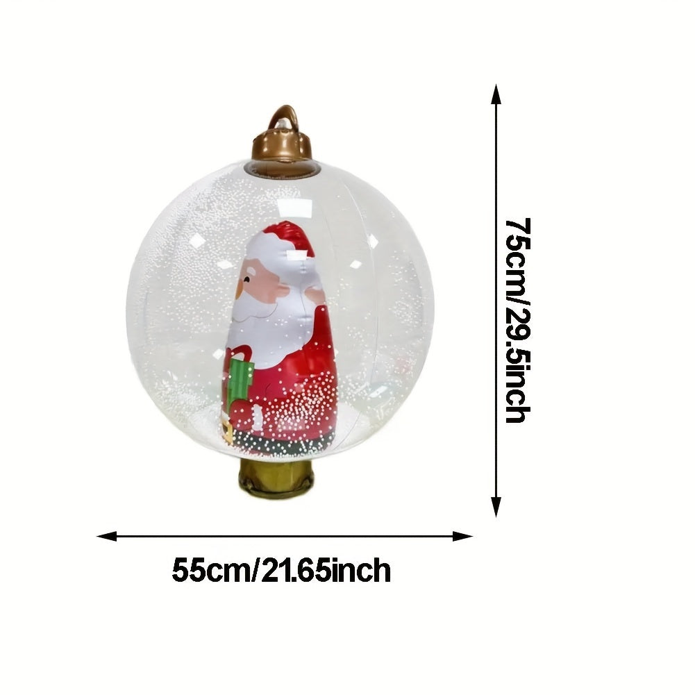 Giant Inflatable Christmas Ball, Outdoor PVC Decorated Ball