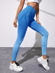 Gradient Slimming Sports Leggings High Stretch Quick Drying Tight Pants
