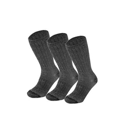 Men's Warm Wool Socks for Outdoor Running, 3 Pairs