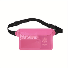 Waterproof Pouch Bag With Adjustable Waist Strap for Water Activities