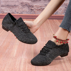 Solid Mesh Breathable Ballet Shoes Non Slip Dance Shoes Indoor Practice Jazz
