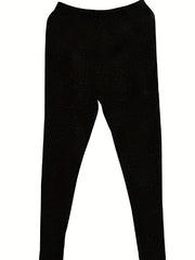 Cross Print Skinny Leggings Casual Stretchy Leggings Women's Clothing