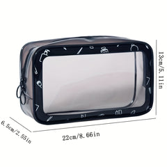 Clear Cosmetic Bag Waterproof Toiletry Wash Bag