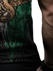 Eagle Pattern T shirt Men's Casual Round Neck Tee Shirt For Summer