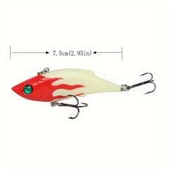 5pcs Vibration Fishing Lure Plastic Bait Simulated Fish Eyes