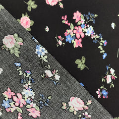 1pc Faux Cotton Fabric Diy Cloth Pants Dress Fabric 1yard Cut Size