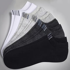 Teen's Solid Liner Anklets Socks, Soft Non Slip, 6 Pairs