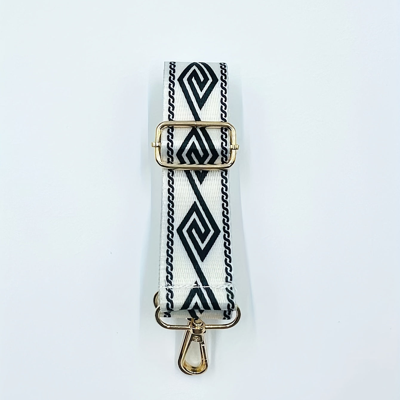 Geometric Pattern Bag Strap Wide Adjustable Shoulder Bag Strap Replacement