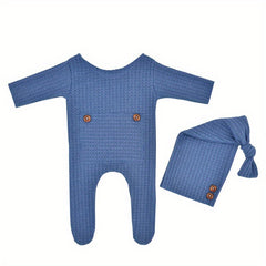 Newborn Photography Props Bodysuit Set
