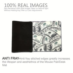 Large Mouse Pad Table Mat with Dollar Money Graphic