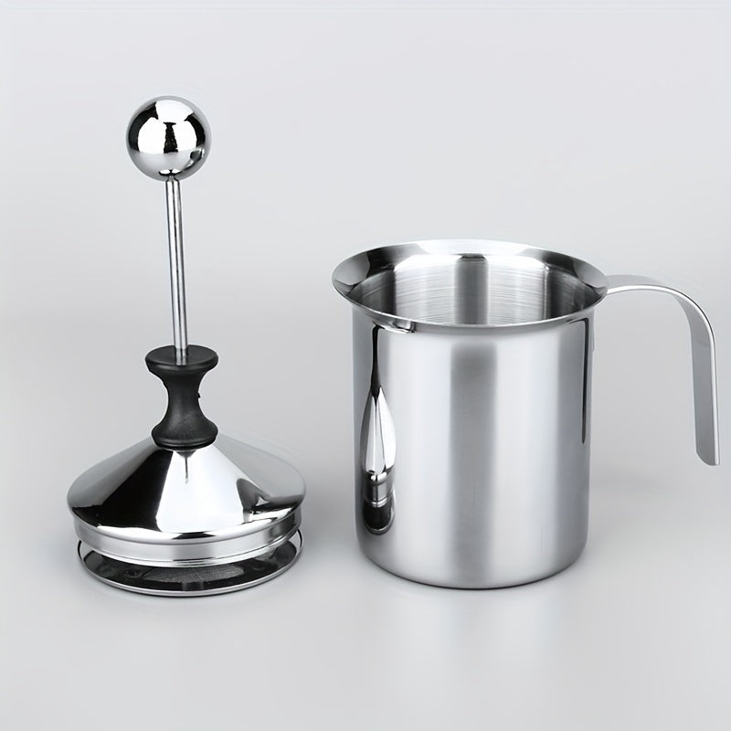 Stainless Steel Manual Milk Frother 400ML 800ML