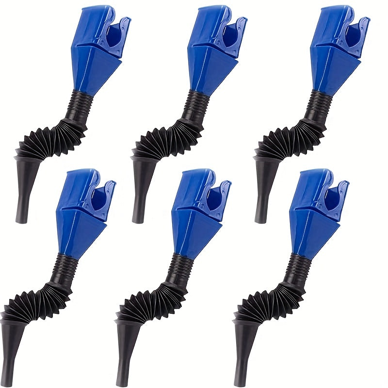 6PCS Flexible Draining Tool Snap Universal Plastic Clasp Convenient Funnels