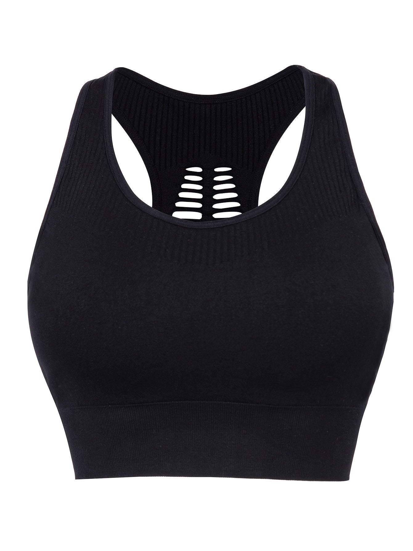 Plus Size Sports Bra Women's Plus Racer Back Bralette