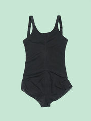 Solid Front Zipper Bodysuit Shapewear