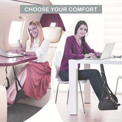 Travel Portable Footrest Hammock Under Desk Accessories