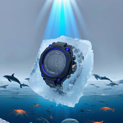 LASIKA Boys' Digital Sports Watch Alarm IPX7 Waterproof Swimming Step Counter