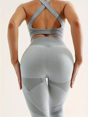 Women's Plus Size High Rise Fitness Leggings