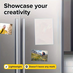 Self Adhesive Magnetic Squares 4.5x4.5 - Flexible Sticky Magnets
