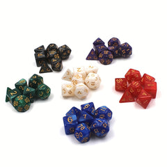 42pcs Sided Dice Set Polyhedral Dices Party Game Toys For Holidays