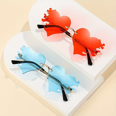 Heart Shape Sunglasses UV Protection Sunglasses For Travel