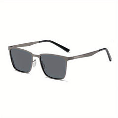 Men's Classic Polarized Sunglasses UV400 Full Frame Metal Sunglasses