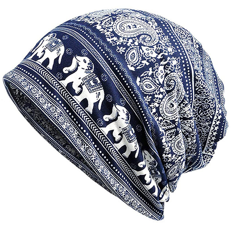 Men's Elastic Wrap Head Soft Woolen Cap