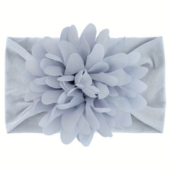 6pcs Kids Chiffon Flower Headscarf Nylon Headband