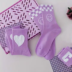 2 Pairs Cartoon Knit Socks for Boys and Girls