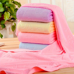 110g Sports Embossed Yoga Towel Soft Non-shedding Towel for Gym Training