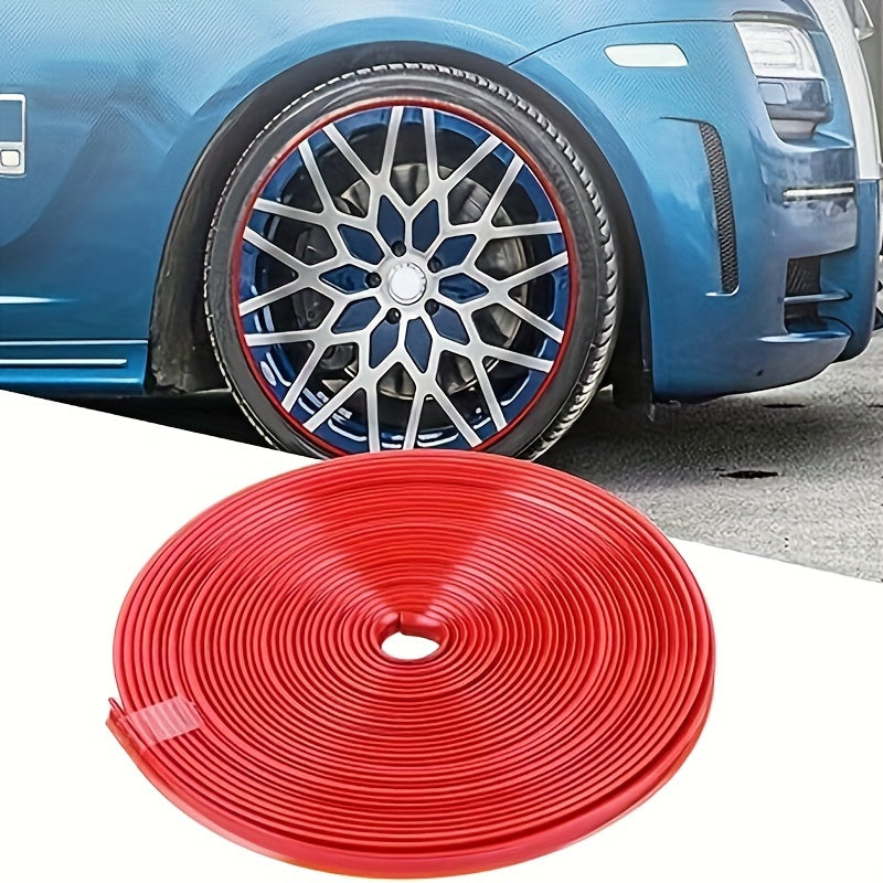 Car Wheel Decoration Strip Tire Protector Anti Collision Strip 8m