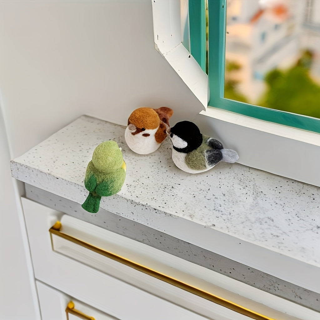 Little Bird Series Wool Felt DIY Material Pack - 3 Styles