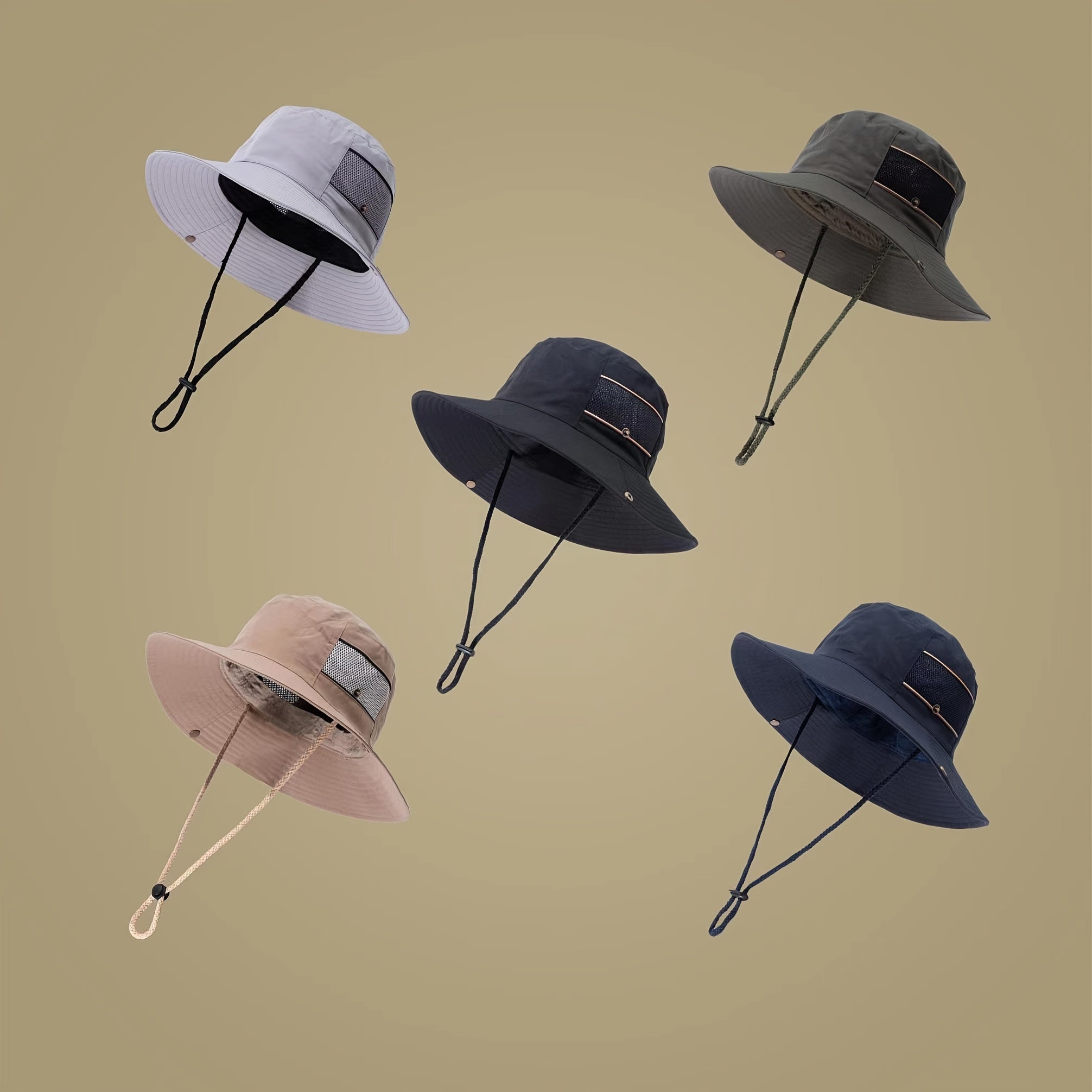Fisherman Hat Western Cowboy Sun Cap Outdoor Camping