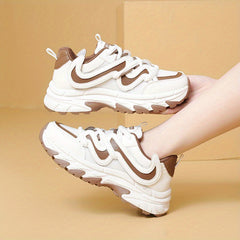 Thick Sole Chunky Sneakers Non Slip Dad Shoes
