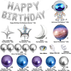 Outer Space Birthday Party Balloon Wreath Arch Kit