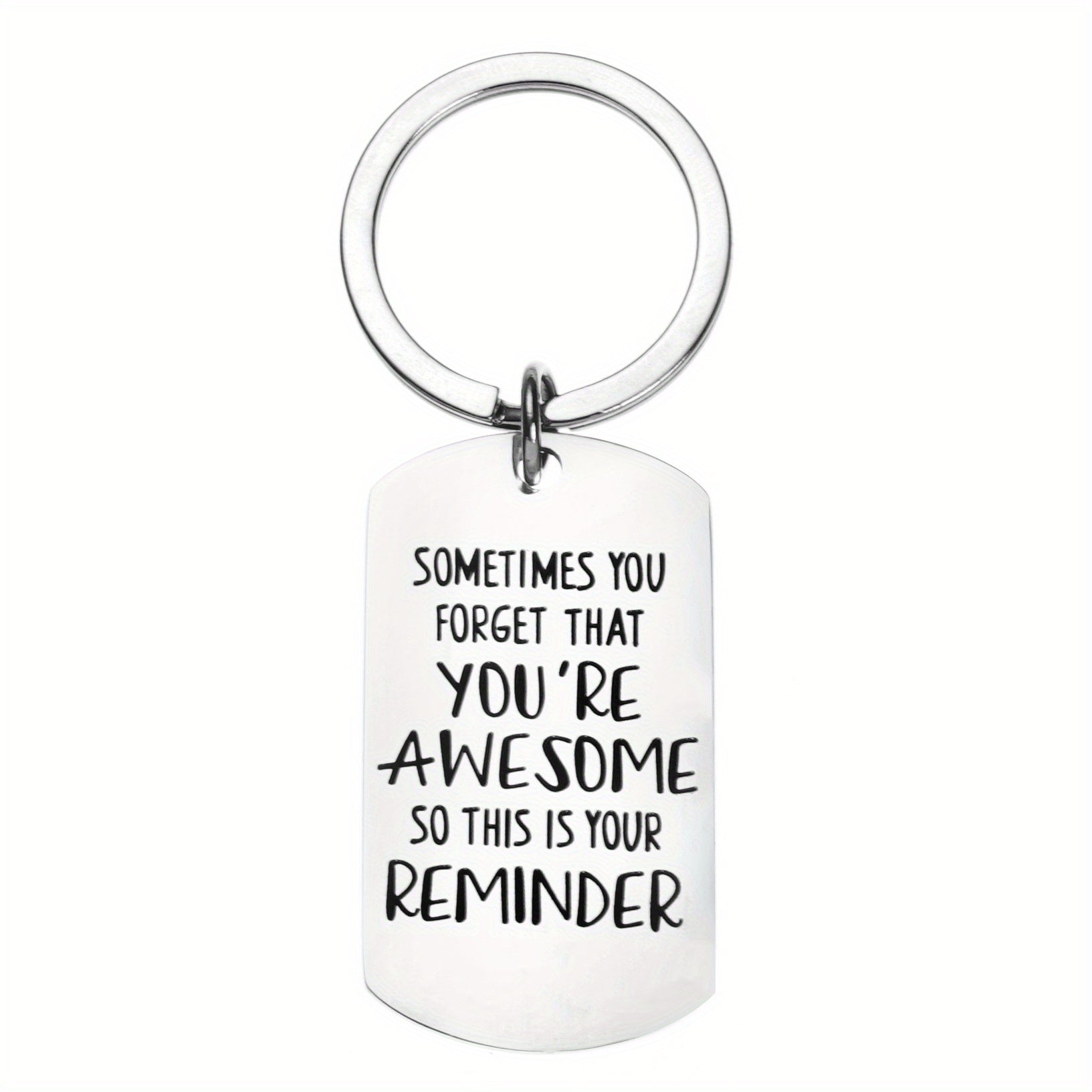 Stainless Steel Key Chain YOU'RE AWESOME Gift