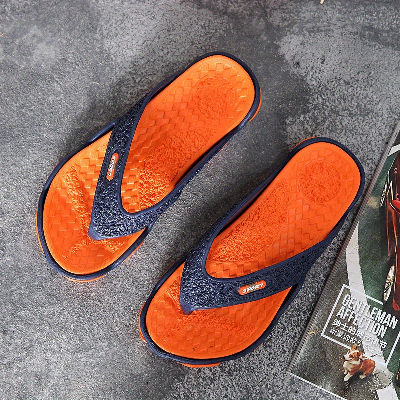 Men's Summer Non slip Flip Flops Casual Beach Slippers