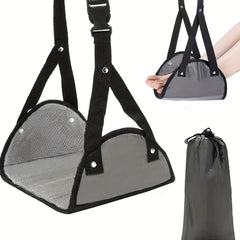 Travel Foot Rest Portable Airplane Foot Hammock Nylon Office Travel Accessories