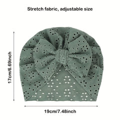 Baby Turban Headwrap Knotted Bow Hat for Newborn Infant
