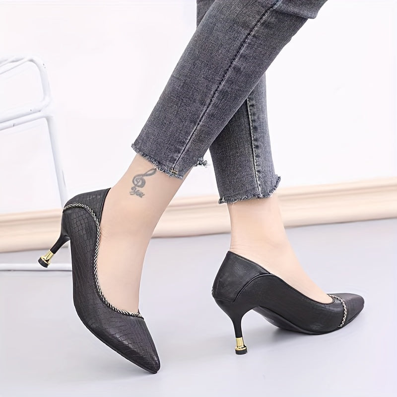 Sexy Stiletto Heels Comfort Slip On Pumps Women's Heels