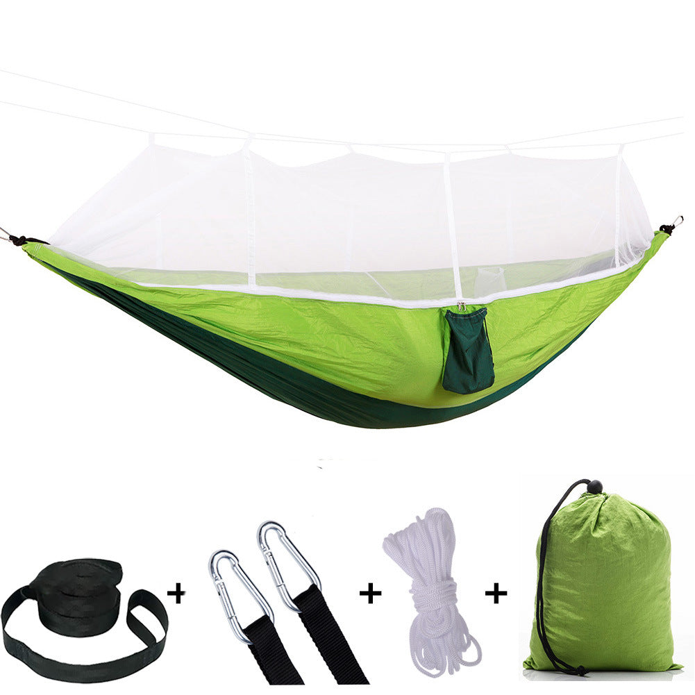 Portable Camping Hammock with Mosquito Protection