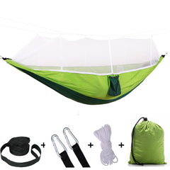 Portable Camping Hammock with Mosquito Protection
