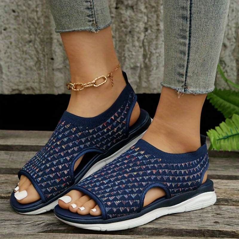 Women's Cutout Beach Sandals Non Slip Summer Sandals