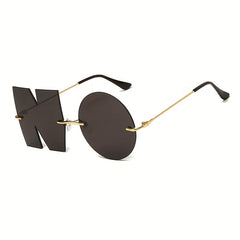 Men's Rimless Sun Glasses UV400 Sunglasses