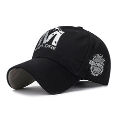 Men's Big M Embroidery Baseball Cap Multicolor